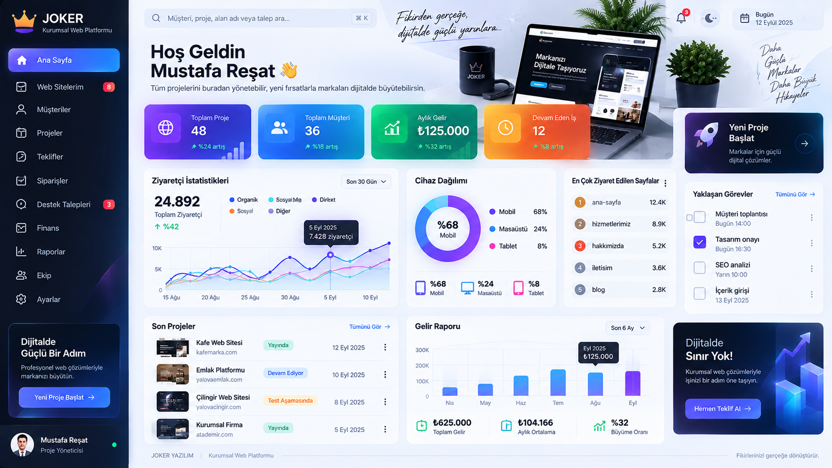 Kurumsal Web Platformu görseli 1